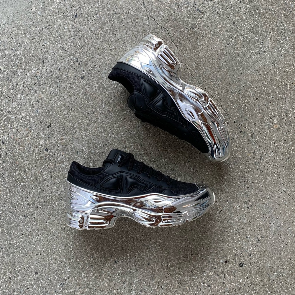 adidas Ozweego Raf Simons 'Mirrored Black' Sneaker